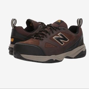 Brand New New Balance brown/black wide 7.5 w/ steel toe